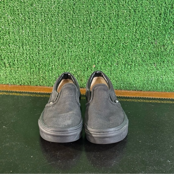 Vans Off The Wall Black Slip On Shoes Preschool Boys Size 2Y - Picture 2 of 6